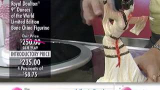 Royal Doulton Dances of the World Figurine at The Shopping Channel 509864 [upl. by Adnulahs729]