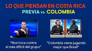 LA PREVIA  COSTARRICENSES SOBRE COLOMBIA futbol colombia seleccioncolombia copaamerica [upl. by Ruthie665]