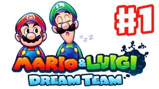 Mario amp Luigi Dream Team  Gameplay Walkthrough Part 1  Piillo Island Intro Nintendo 3DS [upl. by Kcirrad]