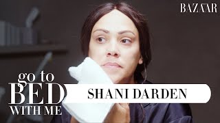 Celebrity Facialist Shani Dardens Nighttime Skincare Routine  Go To Bed With Me  Harpers BAZAAR [upl. by Caril]