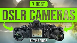 BEST DSLR CAMERAS 7 Dslr Cameras 2023 Buying Guide [upl. by Fisk176]