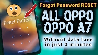 oppo a7 hard reset oppo a7 ka lock kaise tode oppo a7 pattern unlock How to remove oppo a7 pattern [upl. by Ocinemod]