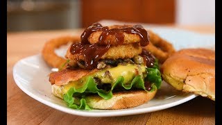 Club Chefman Recipe  Electric Indoor Grill Texas Burger [upl. by Merdith]