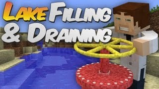 How To Instantly Fill amp Drain Lakes In Minecraft [upl. by Omari]