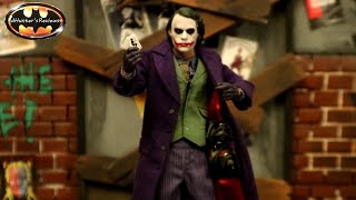 Filix Toys The Clown Joker Heath Ledger Dark Knight Batman 3rd Party 112 Mezco Style Figure Review [upl. by Ahsiket]