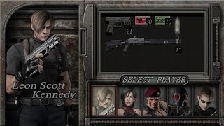 Resident Evil 4 Extras Leon The Mercenaries [upl. by Ecnarrot798]