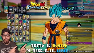 TUTTO IL ROSTER DI BASE DEL GIOCO E LE ARENE CON GOKUMINI di DAIMA E I PERSONAGGI PREORDER BONUS [upl. by Hairim]