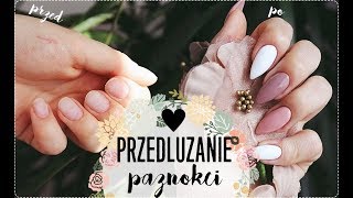 💅 PRZEDŁUŻANIE PAZNOKCI ŻELEM NA FORMIE 💅 Krok po kroku moja metoda [upl. by Nnep438]