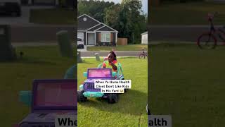 When Yo Home Health Client Don’t Like Kids In His Yard 😂 onmystepdaddy comedy [upl. by Peggir765]