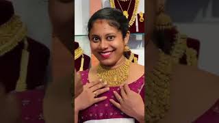 A completed bridal rental jewellery karunagapally bridal bridaljewellery bridalmakeup wedding [upl. by Gifferd]