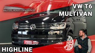 VW T6 Multivan Highline 4M Fahrzeugpräsentation Autoladen Dresden [upl. by Anaul]