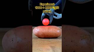 1000०C RHCB vs potato  aloe vera gel experiment satisfying shortclips viralreels viralvideo [upl. by Anelagna]