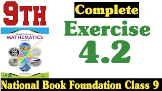 Class 9 Maths Chapter 4 Exercise 42  math class 9 chapter 4 exercise 42  Fazal Academy [upl. by Auqenwahs]