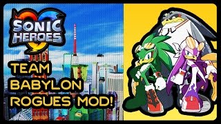 Sonic Heroes PC  Team Babylon Rogues Mod 4K60fps Riders Jet Wave Storm [upl. by Adaner851]