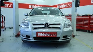 Toyota Avensis Hvordan bytte støtdempere og fjær bak  2003 til 2008 mod T25 [upl. by Karie]