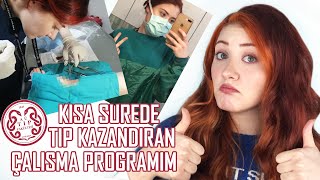 KISA SÜREDE NASIL TIP KAZANDIM  Gerçek çalışma programım ipuçlarım  Ankara Tıp [upl. by Eedna]