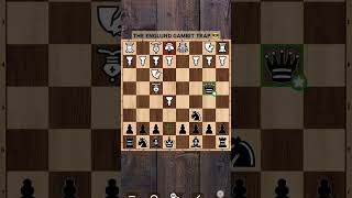 The Englund Gambit Trap 😎 magnuscarlsen chess hikarunakamura [upl. by Airdnat]