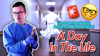 A DAY IN THE LIFE of a Doctor Gastroenterologist  Advanced Endoscopy [upl. by Monroe]