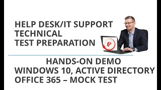 HELP DESKIT SUPPORT TECHNICAL TEST PREPARATION [upl. by Jaret]