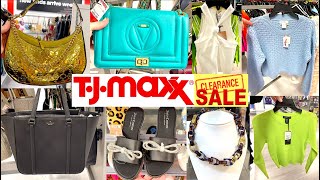 TJ MAXX CLEARANCE SHOP WITH ME 2024  DESIGNER HANDBAGS SHOES JEWELRY CLOTHING NEW ITEMS tjmaxx [upl. by Vida388]