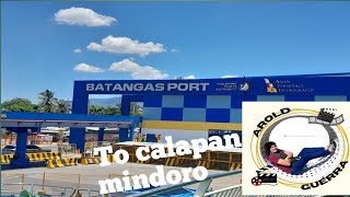 travelvlog Batangas port to Calapan port mindoro [upl. by Eleirbag204]