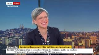 7h de travail en plus et gratuit ce nest pas la solidarité  Sandrine Rousseau sur Franceinfo [upl. by Aseela849]