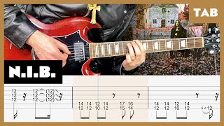 Black Sabbath  NIB  Guitar Tab  Lesson  Cover  Tutorial [upl. by Rosati]