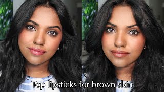 Top lipstick combos for Brown skin  Nikki Charms 2024 [upl. by Ynnaf]