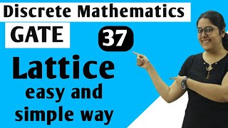 Lattice in Discrete Mathematics in HINDI  Lattice Poset Partial Order Relation Hasse [upl. by Hanschen]