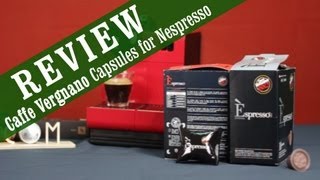 Caffe Vergnano Espresso Capsules for Nespresso  Review and Overview [upl. by Lorna]