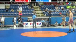 Cadet 170  Aaron Ditsworth Illinois vs Corey Hazel Pennsylvania [upl. by Hamon]