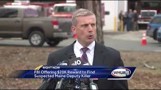 FBI offering 20K reward for information leading to arrest of Maine deputy killer​ [upl. by Ikceb]