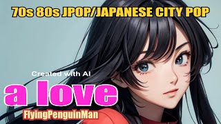 70s 80s JPOPJAPANESE CITY POPLoFiChill 『a Love』FlyingPenguinMan Created With AI [upl. by Moffitt]