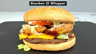 Bourbon St Whopper Hungry Jacks  REVIEW [upl. by Tilly]