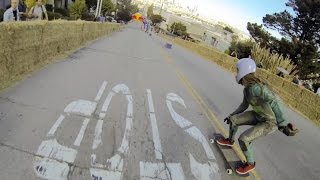 HeadtoHead Downhill Longboard POV  Red Bull Steep Crest 2014 [upl. by Lanni]