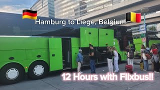 Epic Flixbus Journey Hamburg to Liège via Amsterdam  Scenic Views amp Travel Vibes [upl. by Viole]