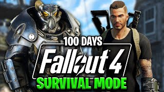 I Survived 100 Days in Fallout 4 Survival Mode [upl. by Estrin]