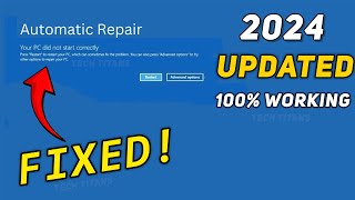 How To Fix Automatic Repair Loop in Windows 11  Startup Repair Couldnt Repair Your PC 2023 [upl. by Aneri]