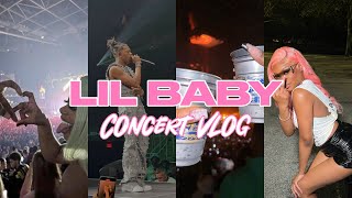 LIL BABY CONCERT VLOG I went backstage grwm makeup nails wig install pregame [upl. by Lundberg819]