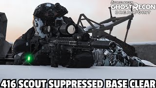 GHOST RECON BREAKPOINT  416 SCOUT SUPPRESSED BASE CLEAR ￼ [upl. by Susie]