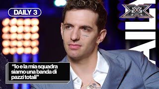 Achille Lauro presenta la squadra I PATAGARRI Les Votives e Lorenzo Salvetti DAILY 3 X Factor 2024 [upl. by Voltmer]