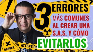 Los 3 errores más comunes al crear tu SAS y cómo evitarlos [upl. by Enoob981]