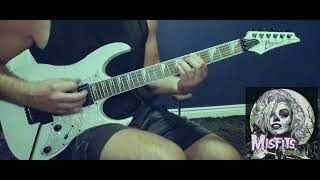 Misfits quotZombie Girlquot 2015  Guitar Cover 🎸 [upl. by Eceela]