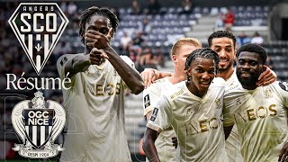 Résumé AngersNice 14 I J3  Ligue 1 McDonalds 20242025 [upl. by Gram283]