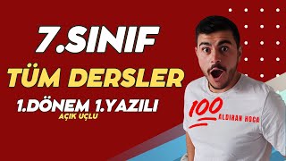 7 Sınıf Tüm Dersler 1 Dönem 1 Yazılı ❗99 Çıkabilir 2024 [upl. by Isobel590]