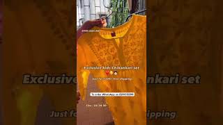 Kids Chikankari trending onlineshopping chikankarikurtis chikankarikurtas viralvideo fashion [upl. by Ringe]