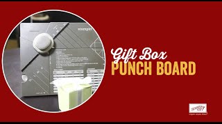 How to Make Custom Gift Boxes  Gift Box Punch Board  Stampin Up [upl. by Aniretak698]