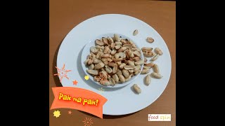 Foodspin FILIPINO 🇵🇭 CLASSIC SNACK MANI 🥜🥜🥜 SINANGAG  GREASELESS PEANUT [upl. by Soluk487]