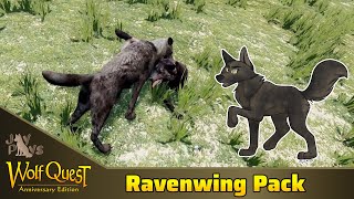 Neighborly Hostilities  WolfQuest The Ravenwing Pack Season 3 7 [upl. by Aicillyhp897]