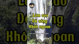 Làm sao để sống khôn ngoan hơn baihoccuocsong suyngam loiphatday trietlycuocsong cuocsong [upl. by Nipsirc]